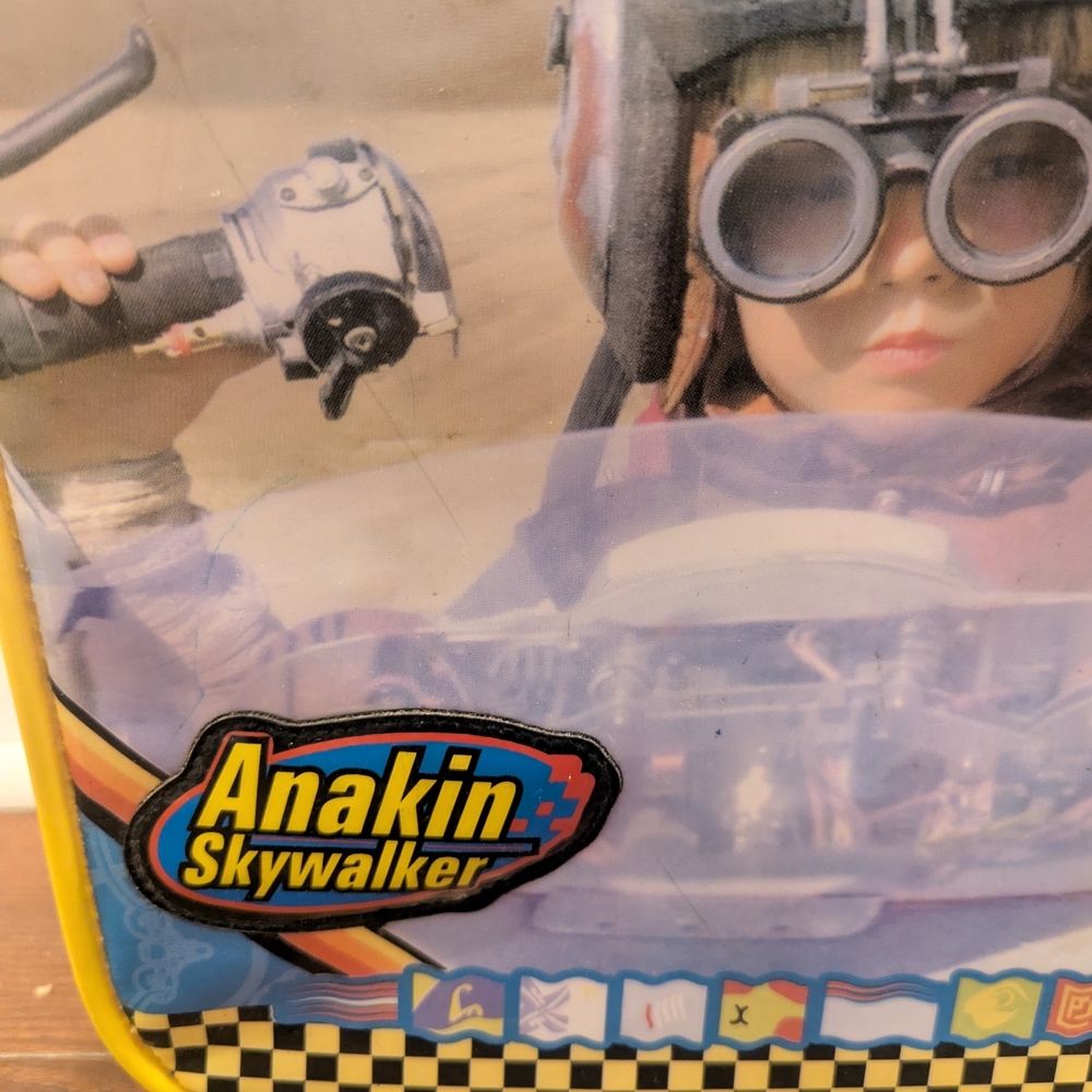 Vintage Star Wars Anakin Skywalker PodRacer Rolling Carry On Suitcase - Picture 2 of 10